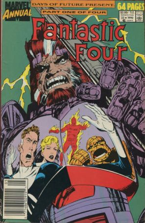 Fantastic Four (Vol. 1) Annual 23 (Newsstand) published by Marvel with cover art by John Byrne