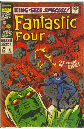 Fantastic Four (Vol. 1) Annual 6 published by Marvel with cover art by Jack Kirby