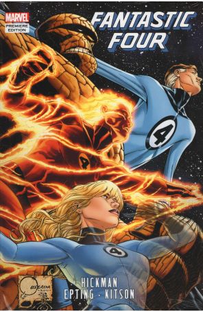 Fantastic Four (Vol. 1) TPB HC 17 published by Marvel with cover art by Joe Quesada