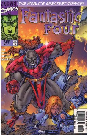 Fantastic Four (Vol. 2) 11 published by Marvel with cover art by Brett Booth