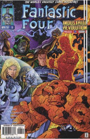 Fantastic Four (Vol. 2) 6 published by Marvel with cover art by Brandon Choi