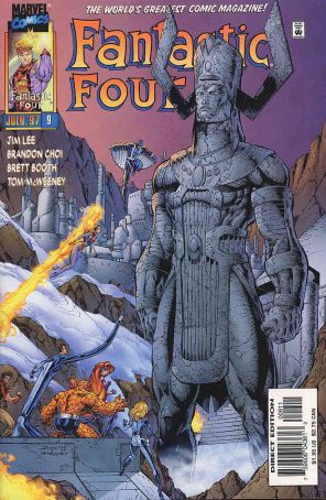 Fantastic Four (Vol. 2) 9 published by Marvel with cover art by Brett Booth