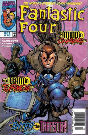 Fantastic Four (Vol. 3) 10 (Newsstand) published by Marvel with cover art by Salvador Larroca
