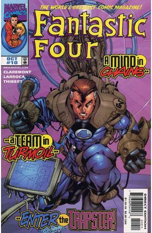 Fantastic Four (Vol. 3) 10 published by Marvel with cover art by Salvador Larroca