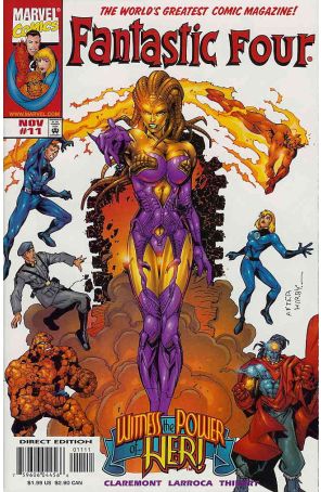 Fantastic Four (Vol. 3) 11 published by Marvel with cover art by Salvador Larroca