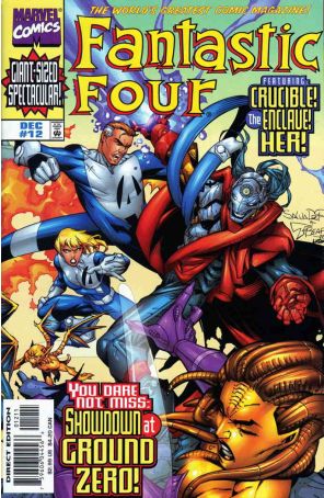 Fantastic Four (Vol. 3) 12 published by Marvel with cover art by Salvador Larroca
