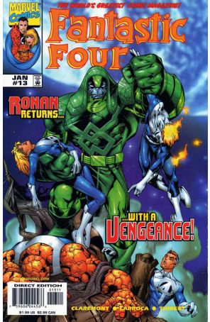 Fantastic Four (Vol. 3) 13 published by Marvel with cover art by Salvador Larroca