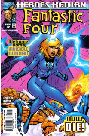 Fantastic Four (Vol. 3) 2 published by Marvel with cover art by Alan Davis