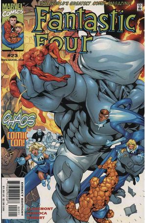 Fantastic Four (Vol. 3) 23 published by Marvel with cover art by Salvador Larroca