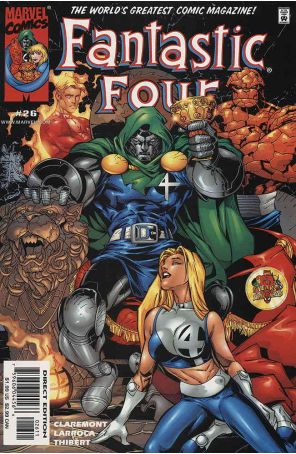 Fantastic Four (Vol. 3) 26 published by Marvel with cover art by Salvador Larroca