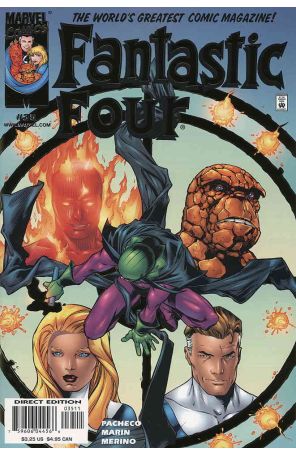 Fantastic Four (Vol. 3) 35A published by Marvel with cover art by Carlos Pacheco