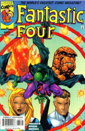 Fantastic Four (Vol. 3) 35 published by Marvel with cover art by Carlos Pacheco