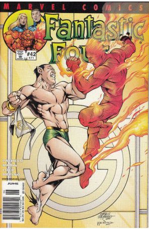 Fantastic Four (Vol. 3) 42 (Newsstand) published by Marvel with cover art by Carlos Pacheco