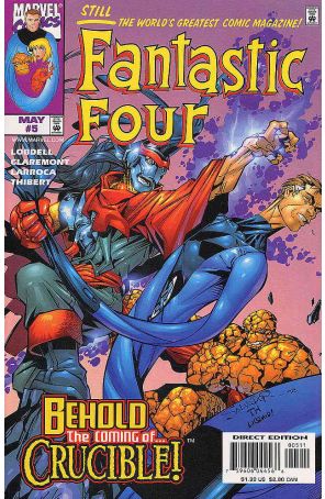 Fantastic Four (Vol. 3) 5 published by Marvel with cover art by Salvador Larroca