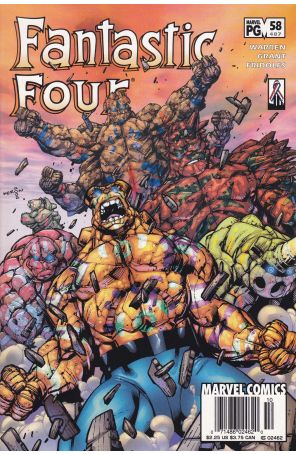 Fantastic Four (Vol. 3) 58 (Newsstand) published by Marvel with cover art by Kieron Grant