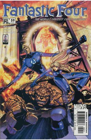 Fantastic Four (Vol. 3) 59 published by Marvel with cover art by Kia Asamiya