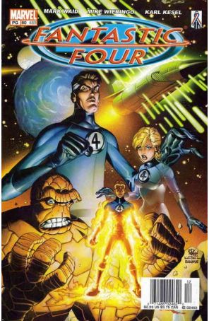 Fantastic Four (Vol. 3) 60 (Newsstand) published by Marvel with cover art by Mike Wieringo