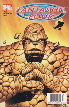 Fantastic Four (Vol. 3) 61 (Newsstand) published by Marvel with cover art by Mike Wieringo