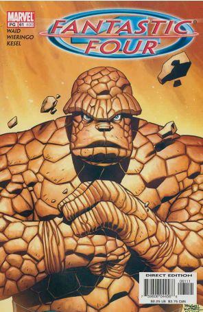 Fantastic Four (Vol. 3) 61 published by Marvel with cover art by Mike Wieringo