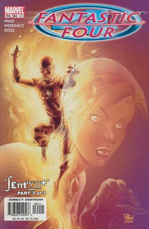 Fantastic Four (Vol. 3) 64 published by Marvel with cover art by Mike Wieringo