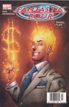 Fantastic Four (Vol. 3) 65 (Newsstand) published by Marvel with cover art by Mike Wieringo