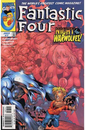 Fantastic Four (Vol. 3) 7 published by Marvel with cover art by Salvador Larroca