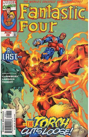 Fantastic Four (Vol. 3) 8 published by Marvel with cover art by Salvador Larroca