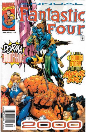 Fantastic Four (Vol. 3) Annual 2000 (Newsstand) published by Marvel with cover art by Salvador Larroca