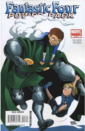 Fantastic Four and Power Pack 3 published by Marvel with cover art by Gurihiru