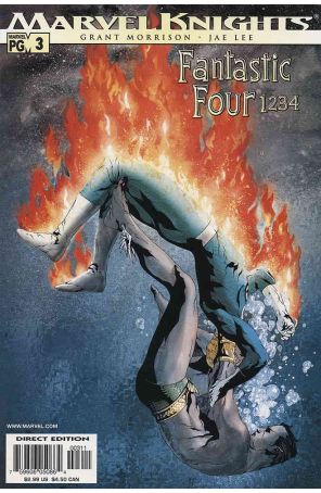 Fantastic Four: 1 2 3 4 3 published by Marvel with cover art by Jae Lee