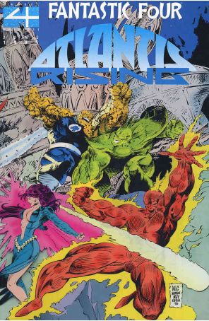 Fantastic Four: Atlantis Rising 1 published by Marvel with cover art by M.C. Wyman
