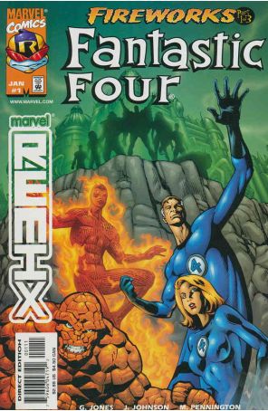 Fantastic Four: Fireworks 1 published by Marvel with cover art by Jeff Johnson