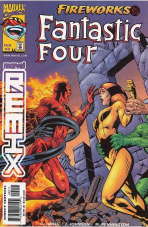 Fantastic Four: Fireworks 2 published by Marvel with cover art by Jeff Johnson