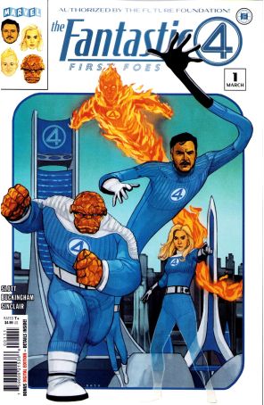 Fantastic Four: First Foes 1 published by Marvel with cover art by Phil Noto
