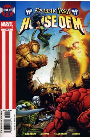 Fantastic Four: House of M 1 published by Marvel with cover art by Scot Eaton