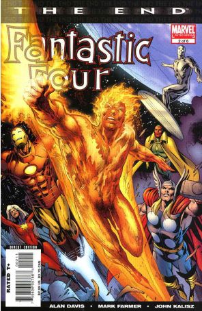 Fantastic Four: The End 2 published by Marvel with cover art by Alan Davis