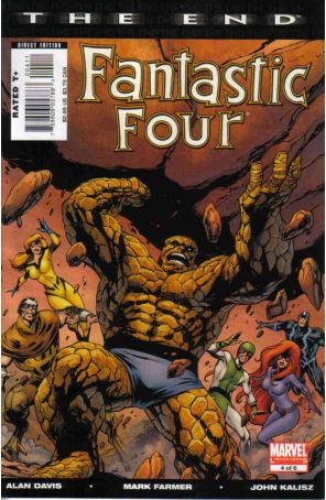 Fantastic Four: The End 4 published by Marvel with cover art by Alan Davis