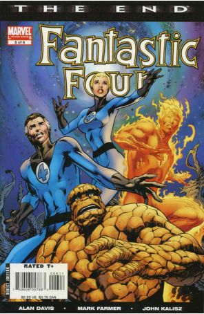 Fantastic Four: The End 6 published by Marvel with cover art by Alan Davis