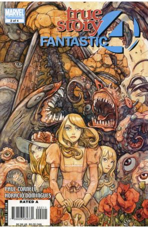 Fantastic Four: True Story 2 published by Marvel with cover art by Niko Henrichon