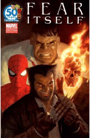 Fear Itself 1D published by Marvel with cover art by Paolo Rivera