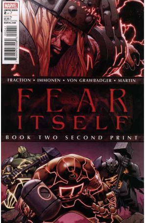 Fear Itself 2 (2nd) published by Marvel with cover art by Stuart Immonen