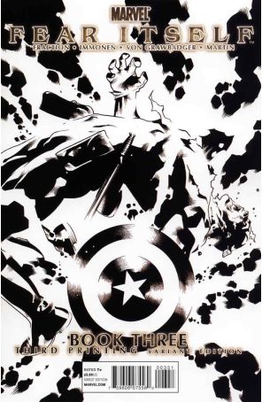 Fear Itself 3 (3rd) published by Marvel with cover art by Steve McNiven