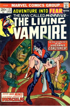 Fear 21 (with Marvel Value Stamp) published by Marvel with cover art by Gil Kane
