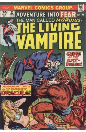 Fear 22 published by Marvel with cover art by Rich Buckler