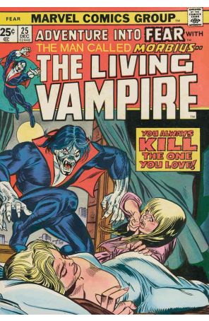 Fear 25 (with Marvel Value Stamp) published by Marvel with cover art by Gil Kane