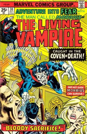 Fear 30 published by Marvel with cover art by Gil Kane