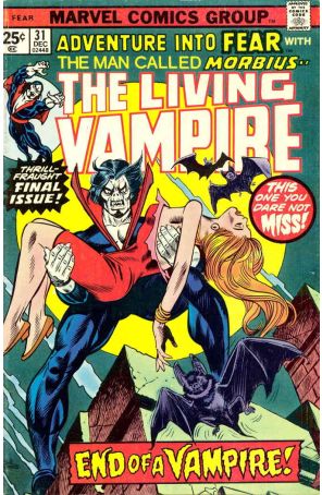 Fear 31 (with Marvel Value Stamp) published by Marvel with cover art by Gil Kane