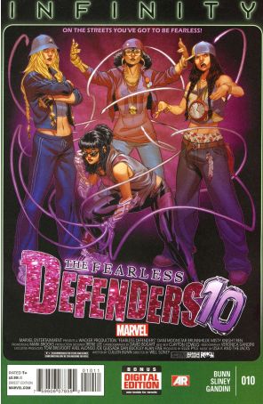 Fearless Defenders 10 published by Marvel with cover art by Mark Brooks