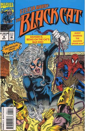Felicia Hardy: The Black Cat 4 published by Marvel with cover art by Andrew Wildman