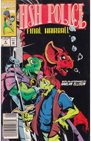 Fish Police (Marvel) 4 (Newsstand) published by Marvel